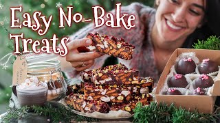 Easy NOBAKE treats perfect for the holidays 🎄 [upl. by Lemkul]