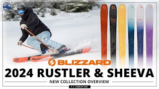 2024 Blizzard Rustler and Sheeva Ski Collection Overview with SkiEssentialscom [upl. by Perlie]