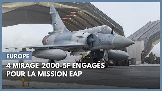 4 Mirage 20005F engagés pour la mission eAP [upl. by Rebhun397]