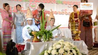 The Traditional Arakanese  Rakhine  wedding Ceremony [upl. by Abil]