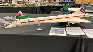 LEGO British Airways Concorde  BrickFair Virginia 2023 [upl. by Kcirredal]