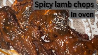 Spicy lamb chops recipe [upl. by Kipper]