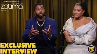 Devale Ellis and Crystal Renee Hayslett Spill on TYLER PERRY’S ZATIMA Season 3 [upl. by Faxun]