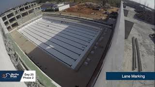 Installation timelapse Padukone Dravid Centre for Sports Excellence – Bangalore India [upl. by Sheffy376]