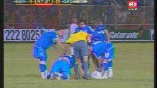 1ER GOL DE EL SALVADOR VS COSTA RICA 9909HEXAGONAL CONCACAF SUDAFRICA 2010 [upl. by Silvanus]