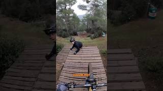 This was INSANE 🤯 Massive mtb drop FAIL [upl. by Ennoitna]