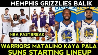 Rebelasyon sa Golden State Warriors Team ni Morant BALIK NA Suns Starting 5 [upl. by Barth76]