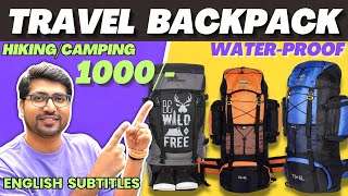 Best Trekking Bag Under 1000⚡Best Travel Backpack Under 1000⚡Best Rucksack Under 1000 [upl. by Kilby]