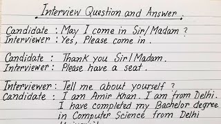 Interview preparation  Job interview questions and answers  MANHA EDUCATION [upl. by Bevus]