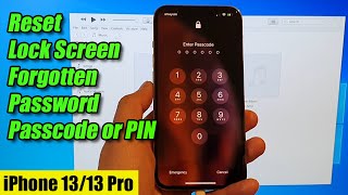 iPhone 1313 Pro How to Reset Lock Screen Forgotten PasswordPasscodePIN [upl. by Akined928]