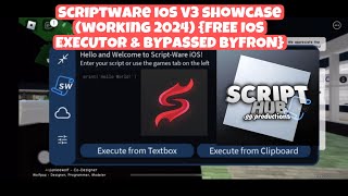 NEW Roblox SCRIPTWARE IOS V3 FREE IOS EXECUTOR 2024 TUTORIALUPDATED SHOWCASE IPHONE IPAD FLUXUS [upl. by Carnes30]