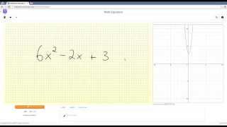 Draw a math expression or equation have it graphed or solved with LaTeX copypaste too [upl. by Eilyw893]