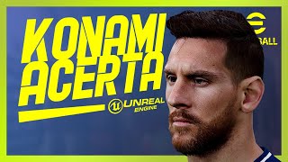 EFOOTBALL 2022  KONAMI COMEÇA A ACERTAR BASTANTE [upl. by Aimej23]