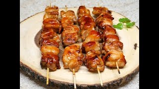 CÓMO HACER PINCHOS DE POLLO  Cómo Hacer Brocetas de Pollo [upl. by Maise521]