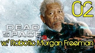 Dead Space 3 w Robotic Morgan Freeman 02 iDCL [upl. by Hehre]