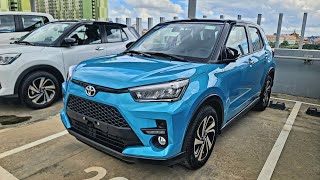 TOYOTA RAIZE Blue Exterior Review [upl. by Forta887]