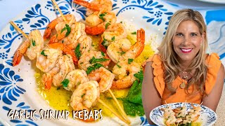 Sizzling Garlic Herb Shrimp Kebabs Summer Must Try [upl. by Targett392]