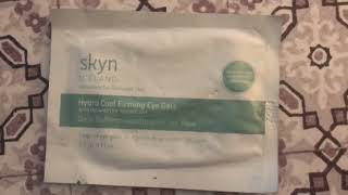 skyn ICELAND Hydro Cool Firming Under Eye Patches Quick Review [upl. by Dieterich]