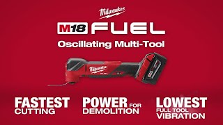 Milwaukee® M18 FUEL™ Oscillating MultiTool [upl. by Werbel]