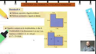 Klasa 7  Matematike  Syprina dhe perimetri i figurave përbërëse [upl. by Adali750]