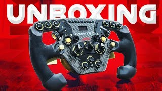 THE BEST LOOKING F1 WHEEL  Fanatec F1 Unboxing [upl. by Notnel872]