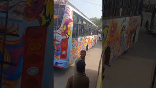 Thirunelveli Famous bus Sri Ravi Bus mass entryTN private Bus horn sound thirunelveli thoothukudi [upl. by Karlan654]