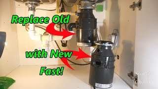 Replace an Old Badger Disposal with a New One Fast [upl. by Anerec149]