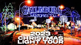 2023 GATLINBURG CHRISTMAS LIGHT TOUR Opening Night [upl. by Eerised680]