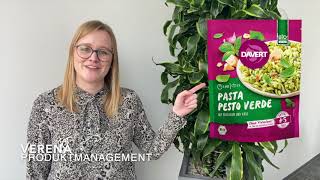 DAVERT  Bio Pasta Gerichte Verenas Lieblingsprodukt [upl. by Ellecram845]