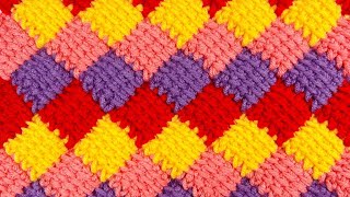 【EP28】 TRY IT Entrelac Crochet Pattern Tutorial [upl. by Tnecillim432]