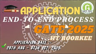 GATE Examination 2025  Full Information  Application Process StepbyStep gate gateexam2025 [upl. by Analram]