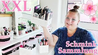 Meine XXL Schminksammlung amp Aufbewahrung 💄 Schminktisch fürs MakeUp 😍 PrimaDina [upl. by Niggem668]