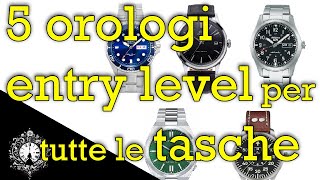 5 orologi ENTRY LEVEL sotto i 350 EURO ǀ Nella tana del Bianconiglio [upl. by Gaudet902]