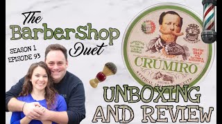 The Barbershop Duet  Crumiro Shave Soap by Abbate Y La Mantia  Unboxing and Review [upl. by Osei460]