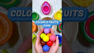 Color Sorting and Fruits for Toddlers  Educational Activities for Toddlers shorts [upl. by Pope]