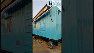 Caravan Container with wheels suspensionCaravan Container with tires systemMobile Container [upl. by Garek]