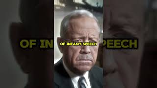 FDR’s Response to Pearl Harbor “Day of Infamy” Speech  America Joins WWII shorts youtubeshorts [upl. by Stern]