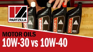 10W30 vs 10W40 Oil  What’s the Difference Between 10W30 and 10W40 Oil  Partzillacom [upl. by Rundgren]