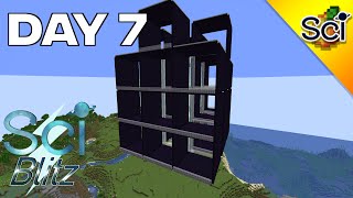 SciCraft Blitz Day 7 We Start The Insane Projects [upl. by Eislek]