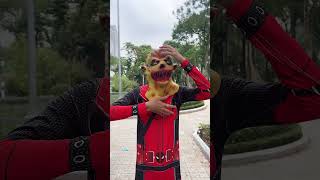 Deadpool prank on Super Heroes spideylife [upl. by Ihculo]