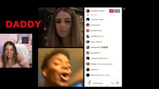 Saleenerz calls a guy daddy on IG LIVE [upl. by Giorgi]