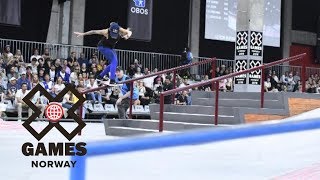 Leticia Bufoni wins Women’s Skateboard Street gold  X Games Norway 2018 [upl. by Aindrea]