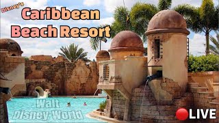 🔴LIVE Disney’s CARIBBEAN BEACH RESORT  Walt Disney World Live Stream WDW DisneyWorld [upl. by Yenetruoc245]