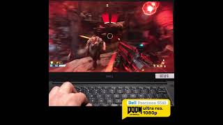 Doom Ethernal  Dell 5540 Nvidia Quadro T2000 4GB [upl. by Ayotahc]