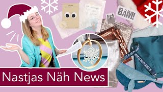 🧵❗️ NASTJAS NÄH NEWS– Dezember 2024 Weihnachten Stoffe NähGadgets und Tüddel [upl. by Simpson]