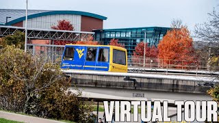 WVU PRT Ride Beechurst to Engineering  Morgantown West Virginia  Remote Tour [upl. by Reinold]