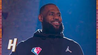 Team LeBron Introductions  2022 NBA AllStar Game [upl. by Wulf]