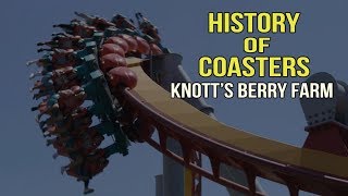 Knotts Berry Farm History of Roller Coasters [upl. by Harras]