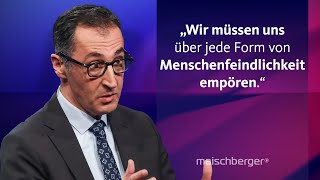 Cem Özdemir B’90Grüne über Migration Integration und den Druck auf seine Partei  maischberger [upl. by Netti554]