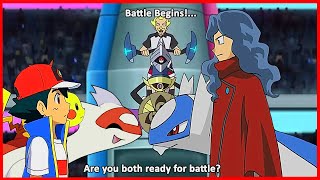 Pokemon Journeys Ash Vs Tobias RematchAsh Use Latias Against Tobias LEAKS [upl. by Auqcinahs]